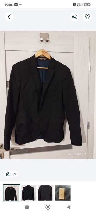 Marynarka męska.czarna