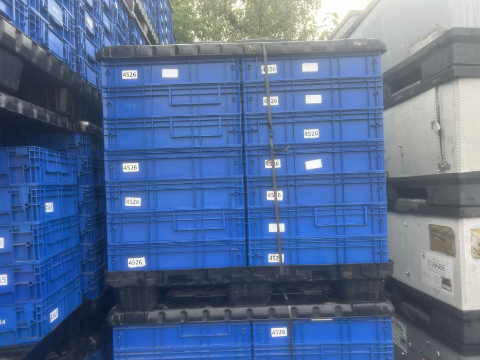 Pojemnik magazynowy Nowy KTL 6747 wzmacniany 58x39x14 Faktura