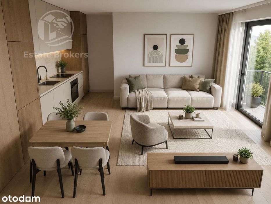 3 pokoje / stan deweloperski/ balkon