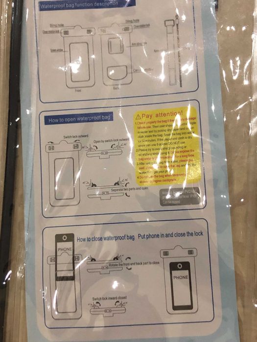 Bolsa para telemóvel à prova de água