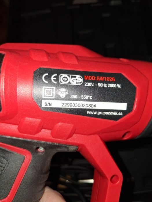 Pistola ar quente nova