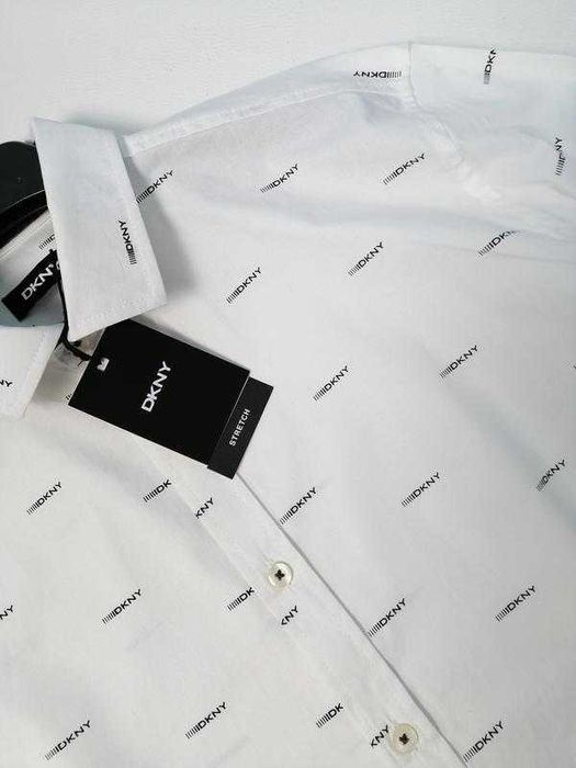 Новая мужская белая рубашка Dkny