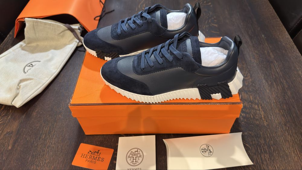 Hermes Bouncing Sneakers 41-45 dostępne od ręki, skórzane,różne kolory