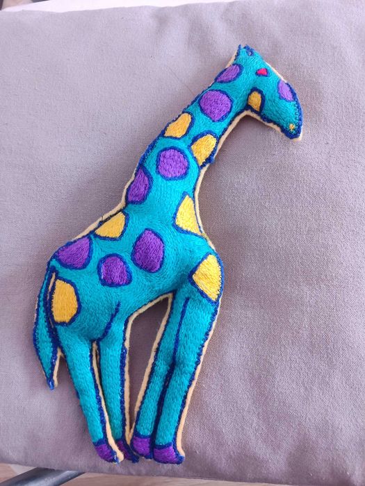 Filcowa żyrafa hand made