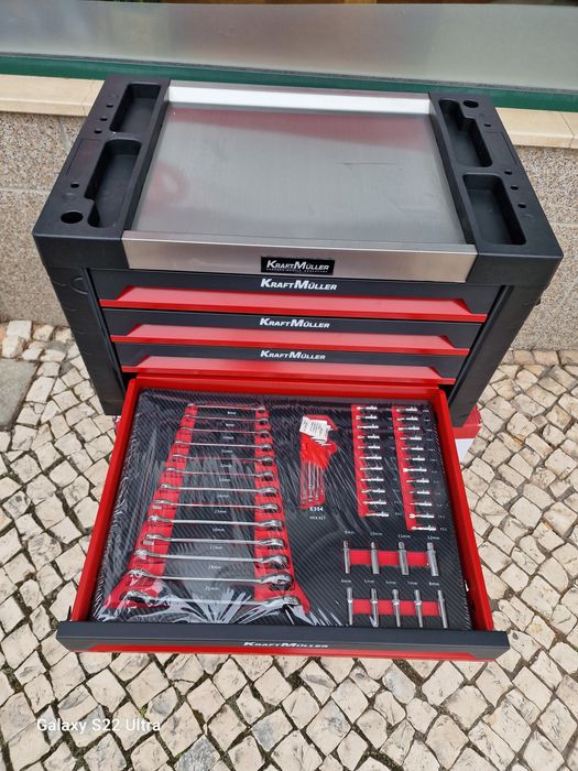 Pormação Módulos de Bancada com 4 gavetas completas novo