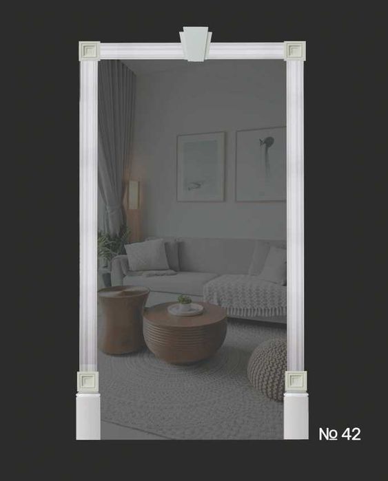 Портал гіпсовий №42. Обрамлення гіпсове. Гіпсова ліпнина.