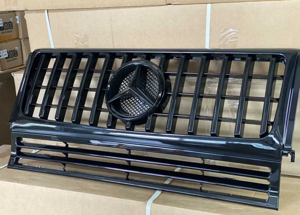Решетка радиатора W463 Mercedes G-Class AMG G63 GT стиль W464 черная