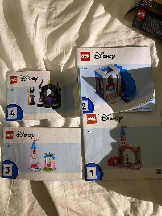 Pudełko po - LEGO 43211 Disney Princess Zamek Aurory + instrukcje