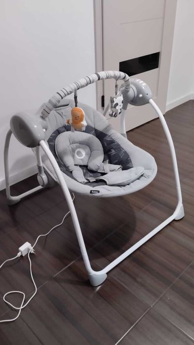 Leżaczek bujaczek Lionelo Ruben Grey