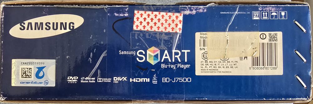 Новый 3D Blu-ray Player SAMSUNG BD-J7500