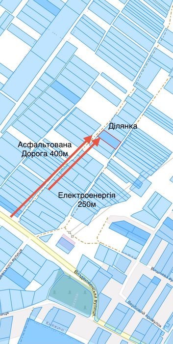 Продам ділянку 20 соток під забудову. с.Княжичі, Боярська ОТГ - View 4