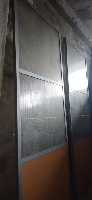 Porta Correr duas folhas Acrílico