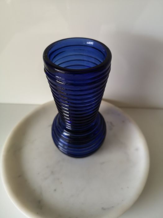 wazon kobaltowy Prądniczanka vintage