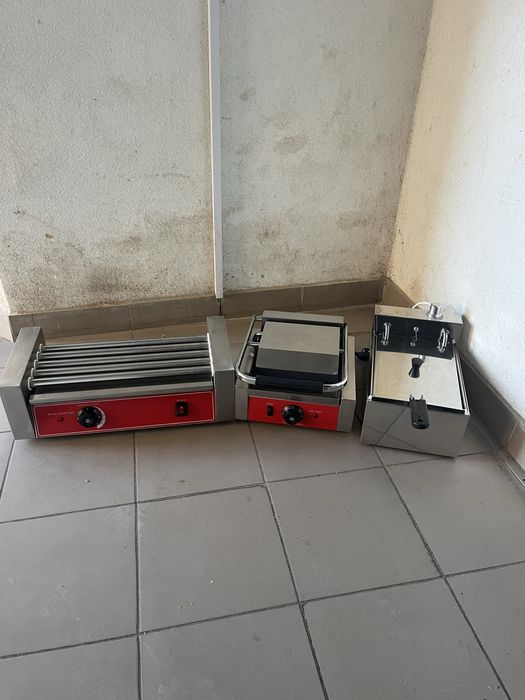 Гриль Роликовий Гриль Прижимний Фритюрниця-Чебуречниця