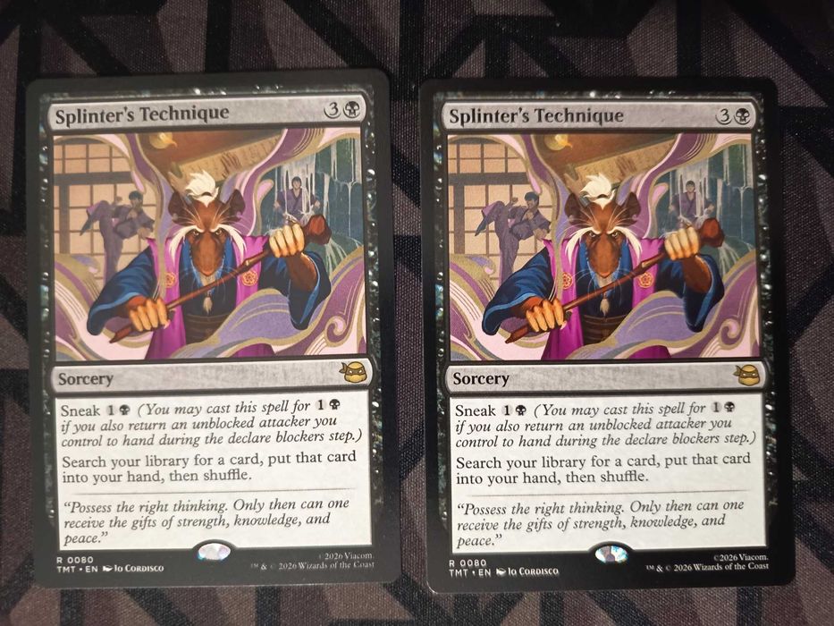 MTG Splinter's Technique x2 TMT Rare