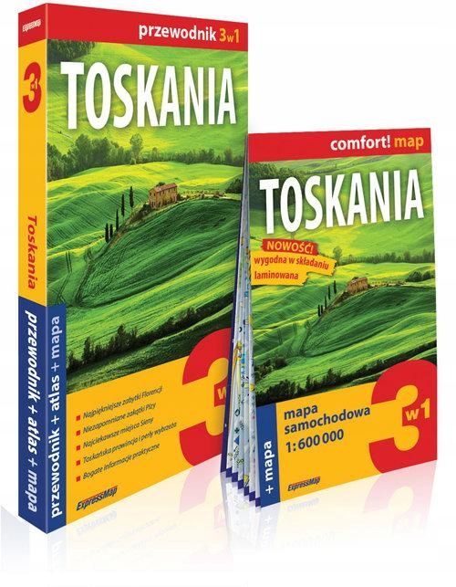 Toskania 3W1: Przewodnik + Atlas + Mapa