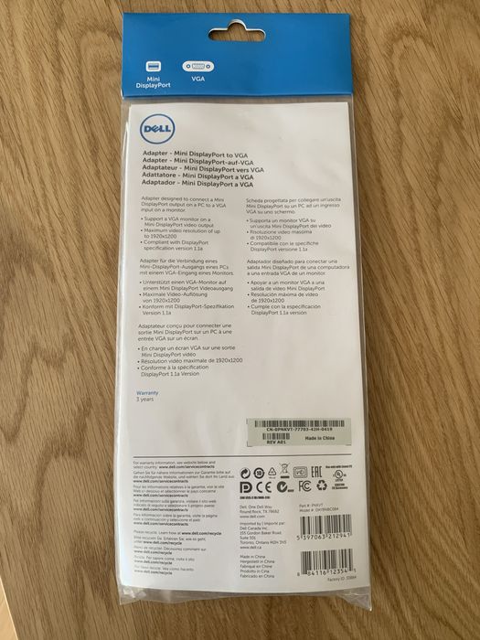 Adapter DELL Mini Displayport  VGA
