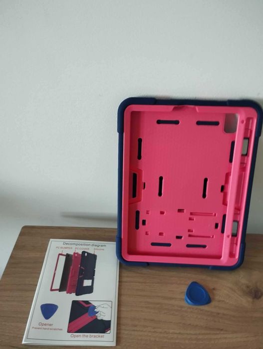 Etui Case Obudowa kompatybilne z iPadem mini 6 Granatowo-Różowy