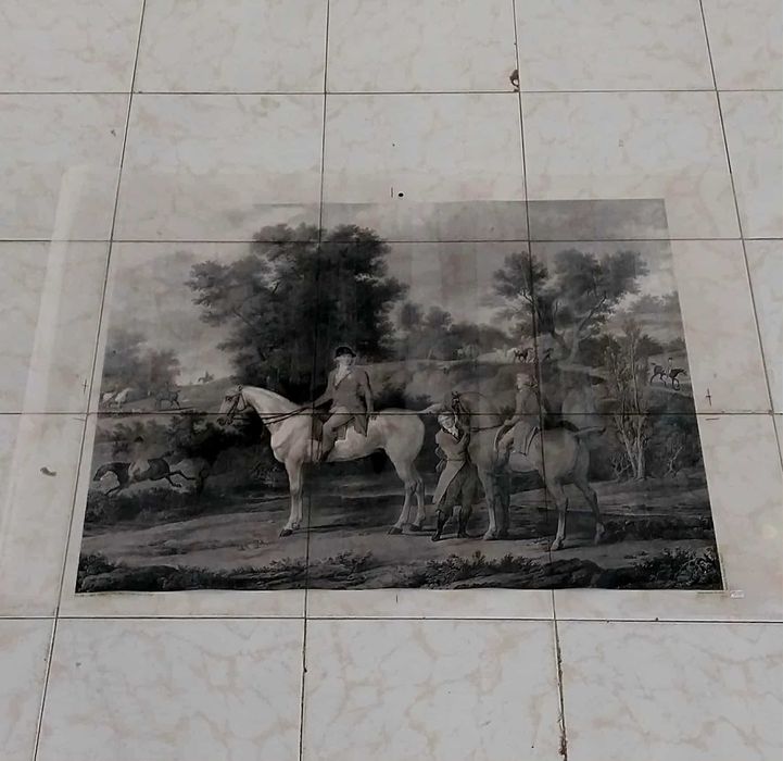 Fotolito de Pintura Célebre "Partida p/ a Caça" (86 x 69,5 cm)