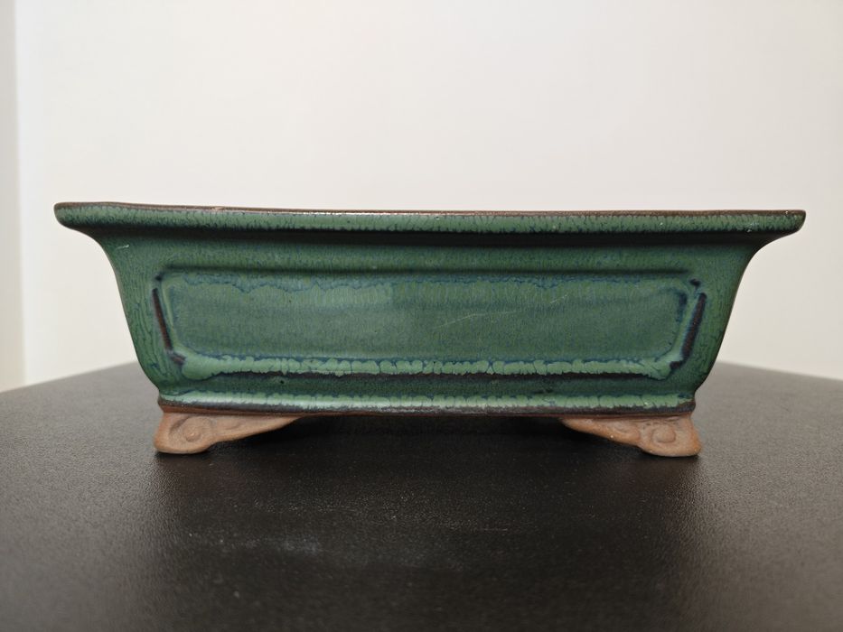 Vaso para bonsai em verde