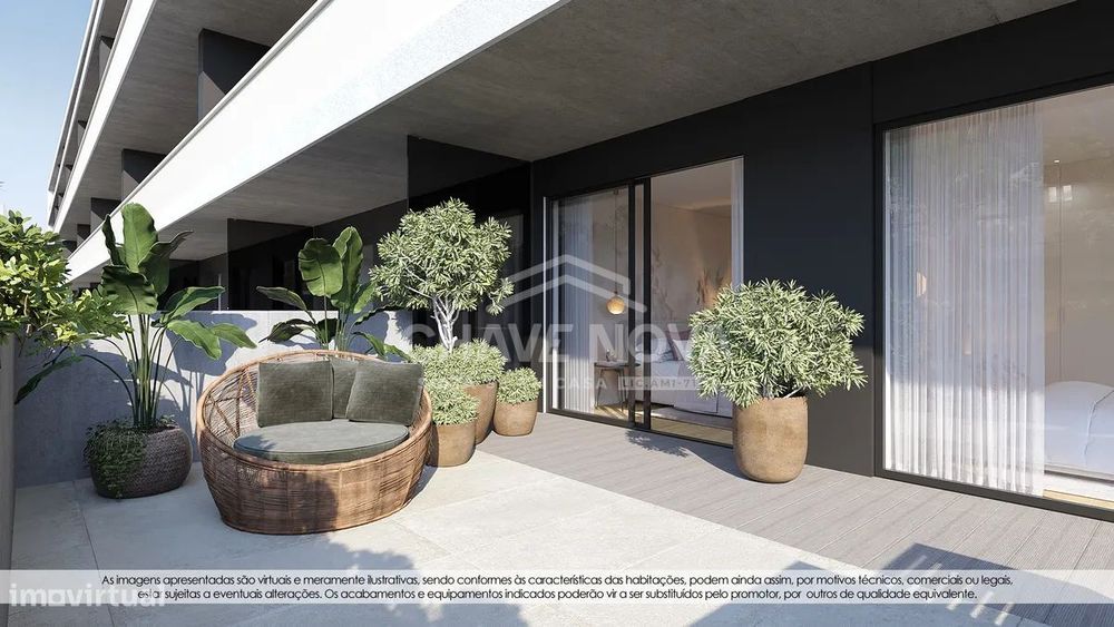 Apartamento T1 em construção nos Carvalhos