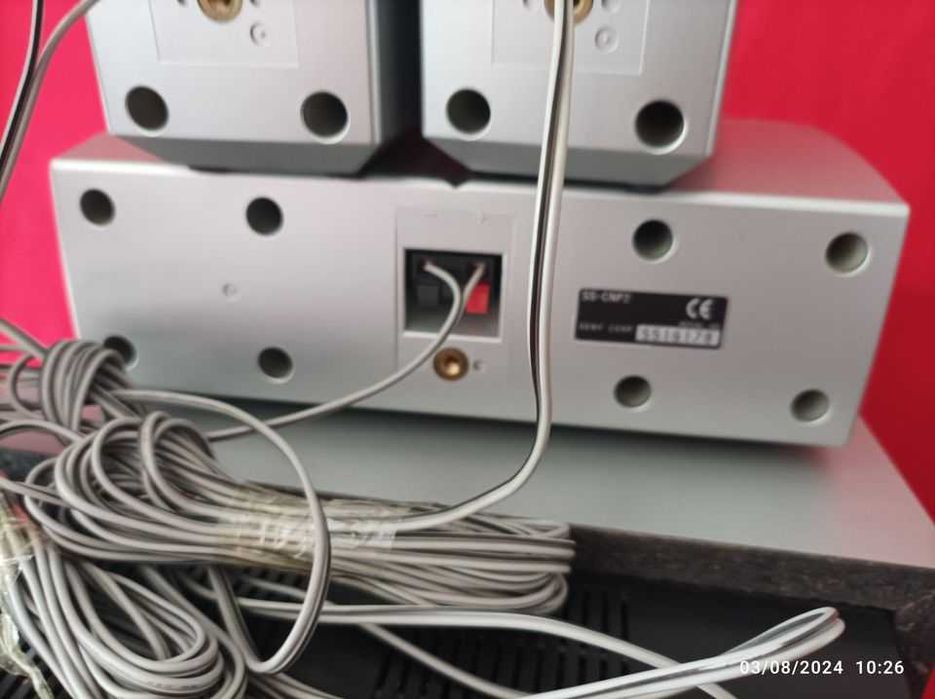 Colunas Sony 5.1 com Subwoofer.