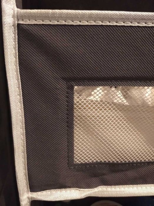 Organizer wiszący na drzwi 145×40 cm szary mocny