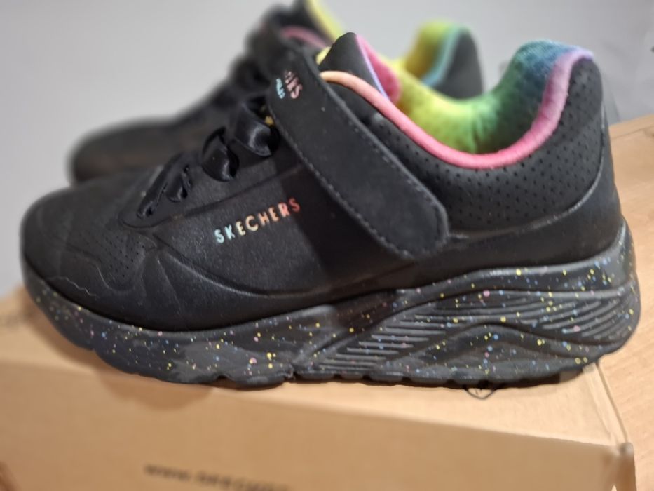 Buty Skechers Uno Lite Rainbow Specks 34 (310457L-BK