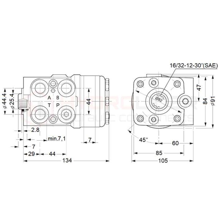 Orbitrol OSPC 50 LS wzmocniony wspomaganie