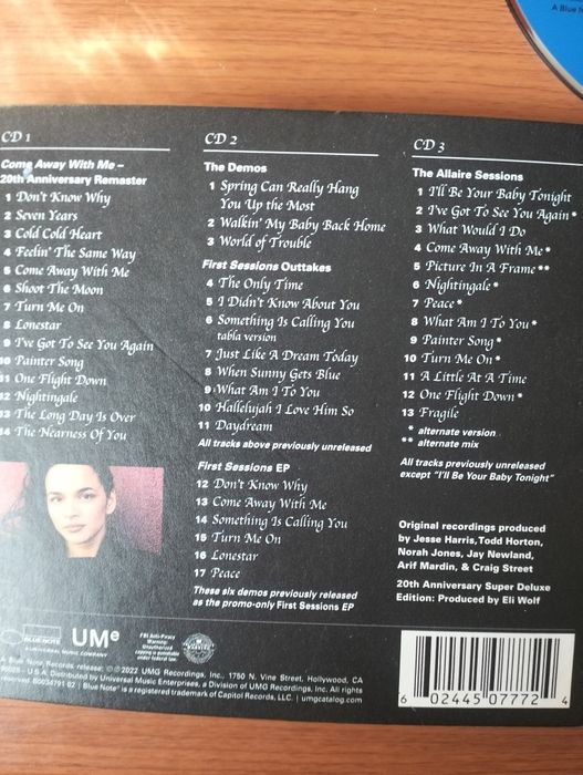 CD triplo Norah Jones Deluxe Edition