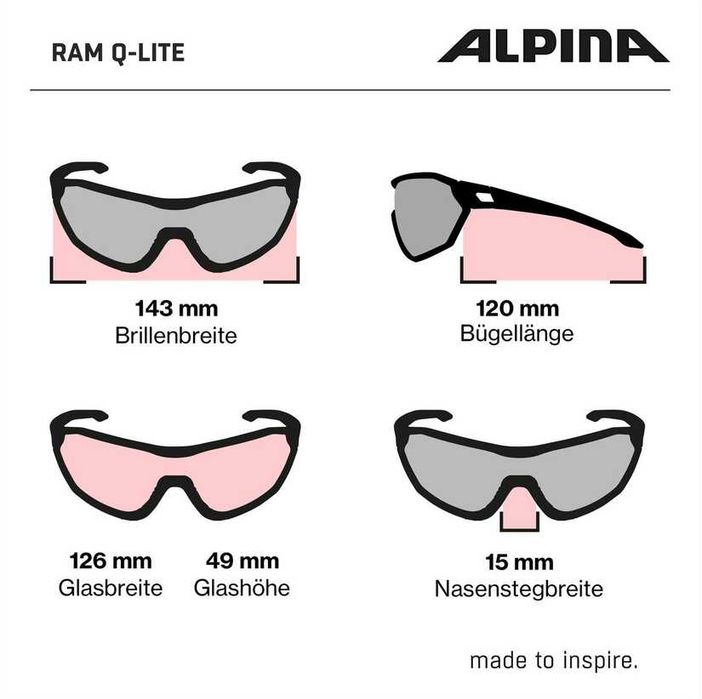 Okulary rowerowe ALPINA RAM Q-LITE