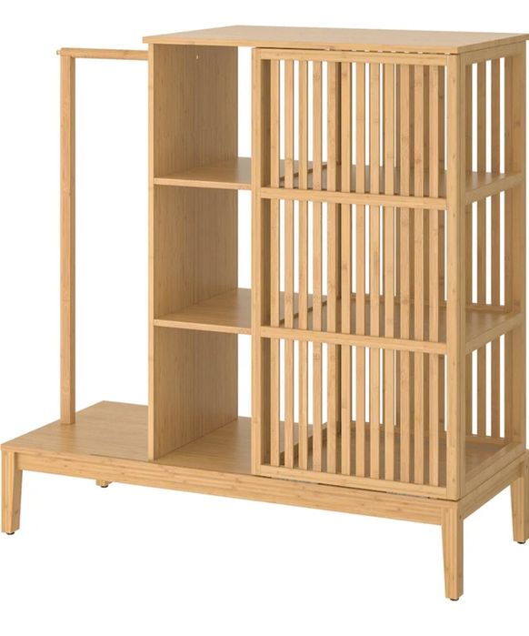 Móvel arrumação bambu Ikea