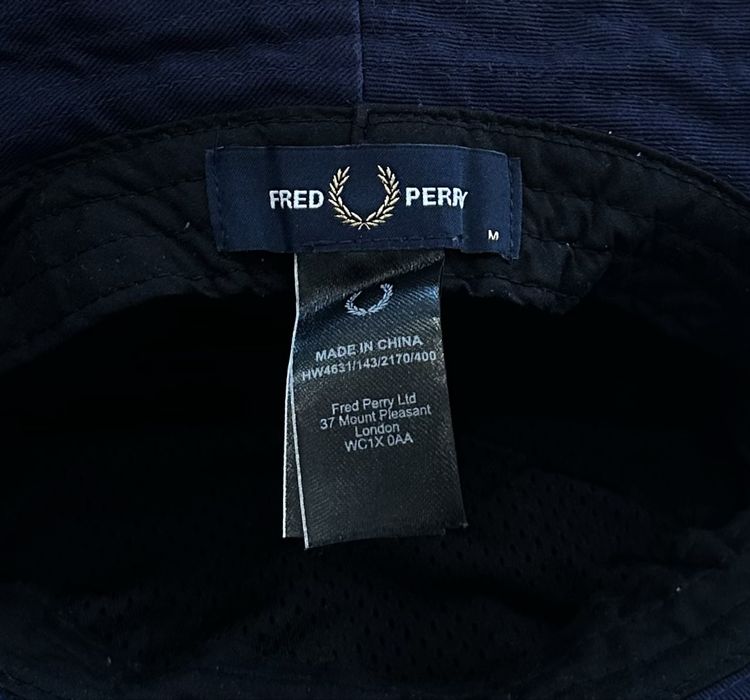 Fred Perry Bucket Hat Фред Пери панама биг лого