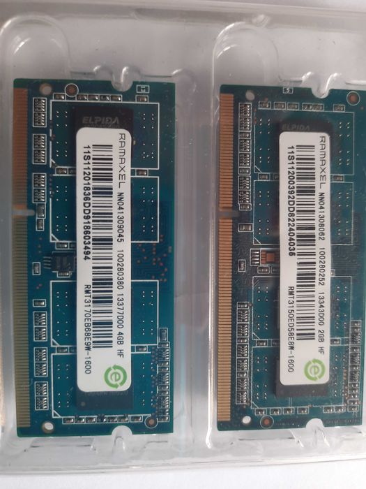 Ramaxel Оперативная память 6 гб (2+4) для ноутбука