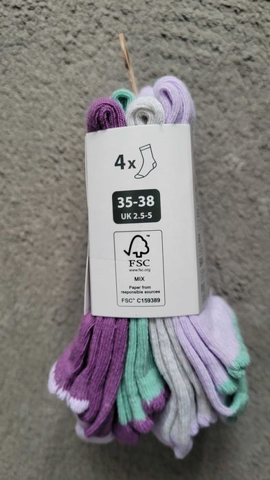 Skarpetki 4pack pepco, rozmiar 35-38