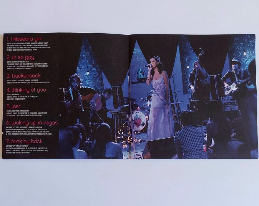 CD + DVD Katy Perry MTV Unplugged
