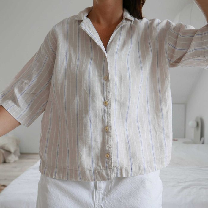 Koszula damska lniana 100% len, Cubus, bdb, oversize r. XL
