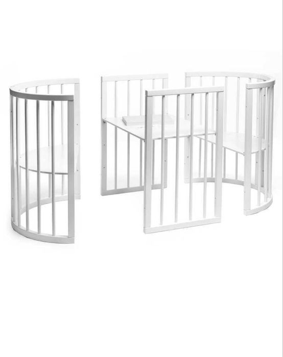 Ліжечко трансформер кругле/овальне