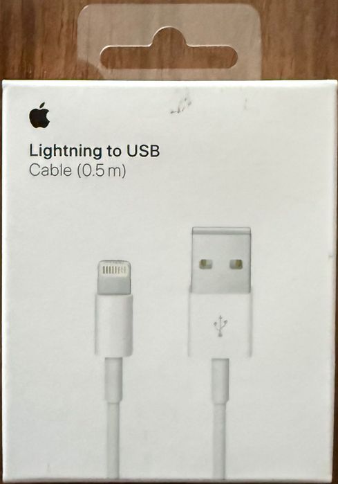 Cabo Apple Lightning para USB 0,5m- novo