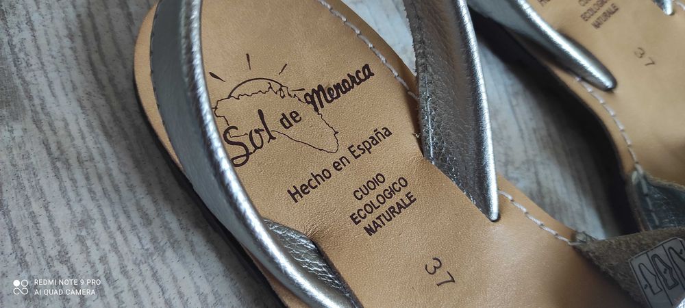 SOL DE MENORCA Sandały Skóra Spalin Nowe 37