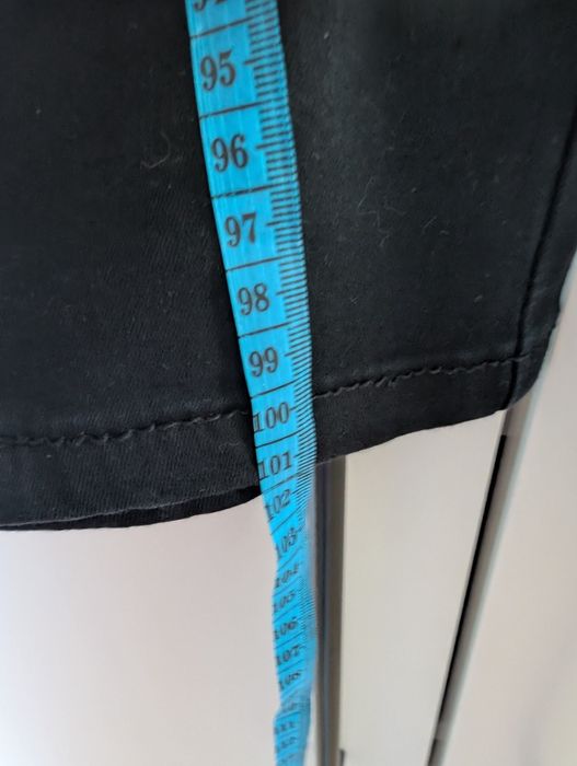 Damskie czarne jeansowe spodnie rozmiar XXL