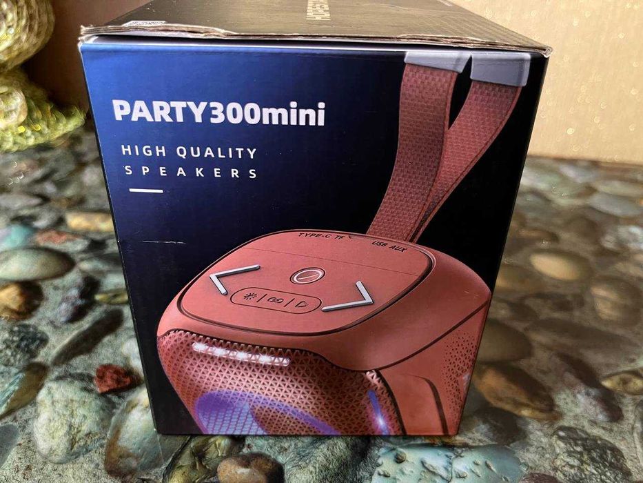 Портативна Bluetooth колонка Hopestar party 300 mini з світломузикою