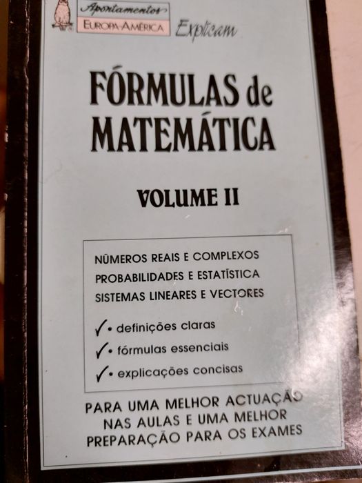 Fórmulas de Matemática
