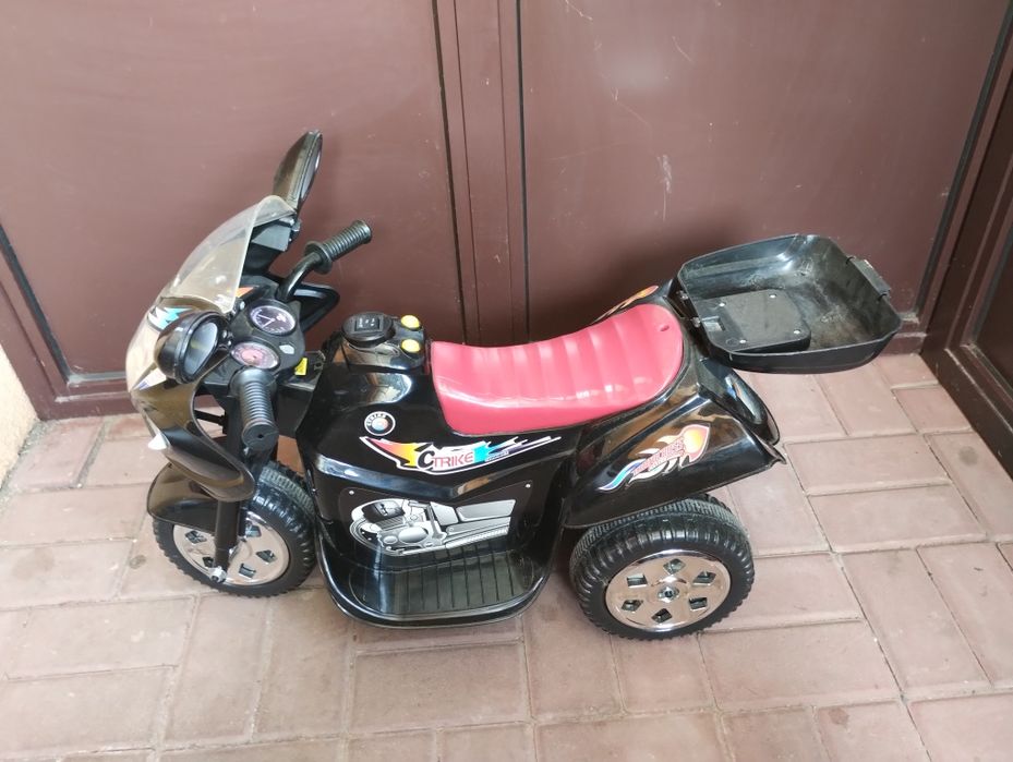 Motocykl akumulatorowy dla dzieci trzykołowy