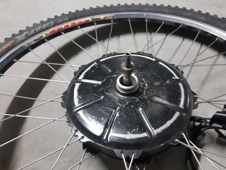 Silnik bionx 3 generacji po przeróbce  na obręczy 26