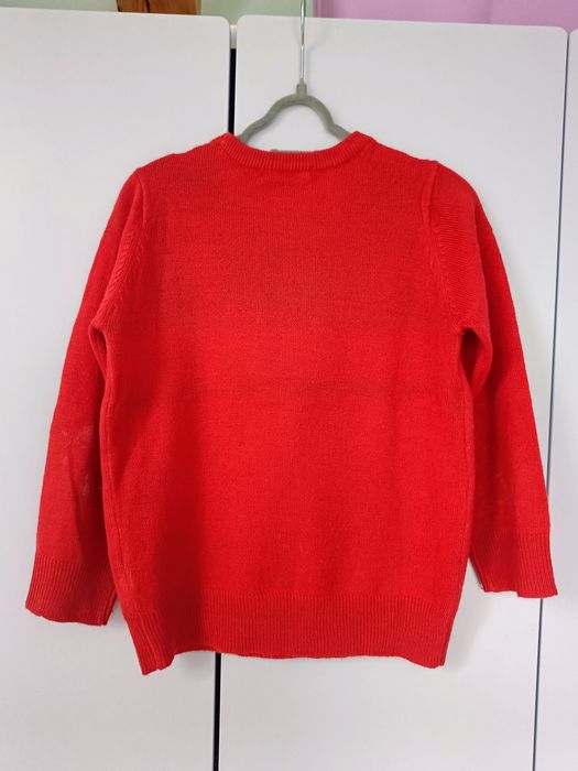 śliczny ŚWIĄTECZNY sweterek m-ki Young Style r. 122-128
