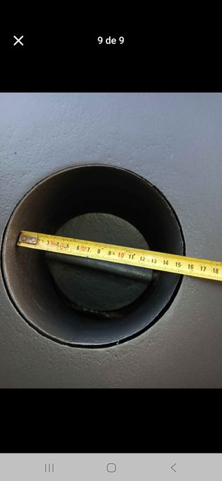 Vendo salamandra a lenha, ventilada, como nova.