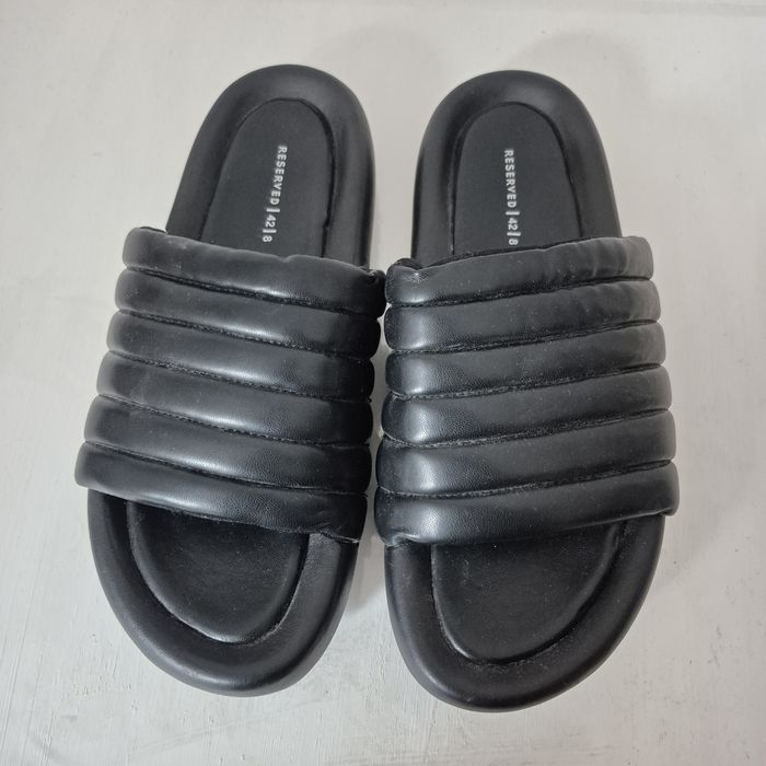 Klapki meskie Czarne  42  Reserved Buty