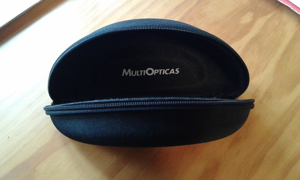 Bolsa óculos + pano