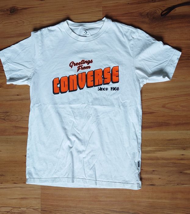 Koszulka męska Converse S Biała